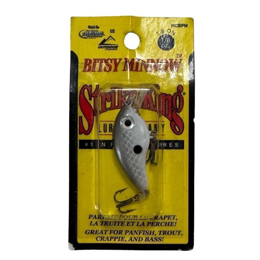 Strike King® Bitsy Minnow Ultra-light Crankbait Gizzard Shad -New 12087